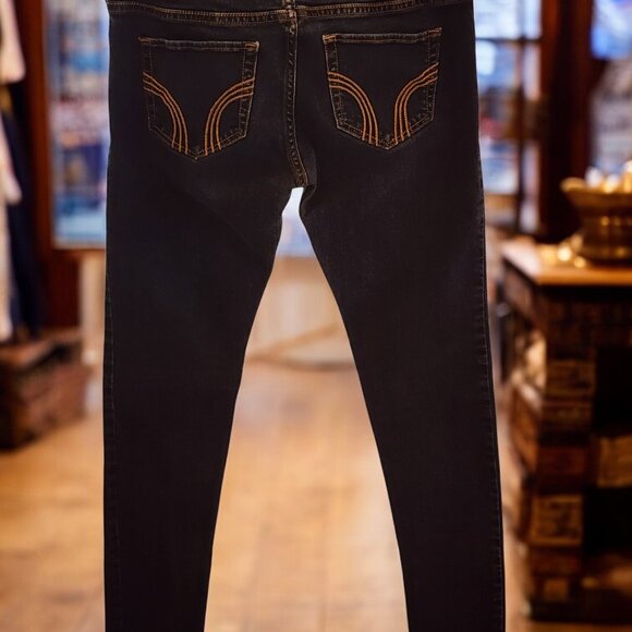 Hollister Dark Wash Skinny Jeans Size 3R (26/31) – Contrast Stitching - Picture 5 of 11